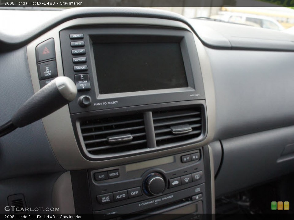 Gray Interior Controls for the 2008 Honda Pilot EX-L 4WD #77410332