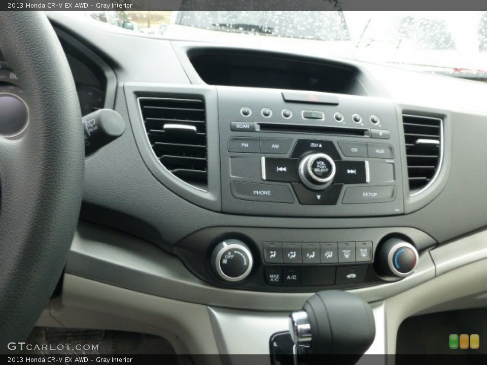 Gray Interior Controls for the 2013 Honda CR-V EX AWD #77410341