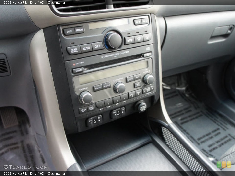Gray Interior Controls for the 2008 Honda Pilot EX-L 4WD #77410353