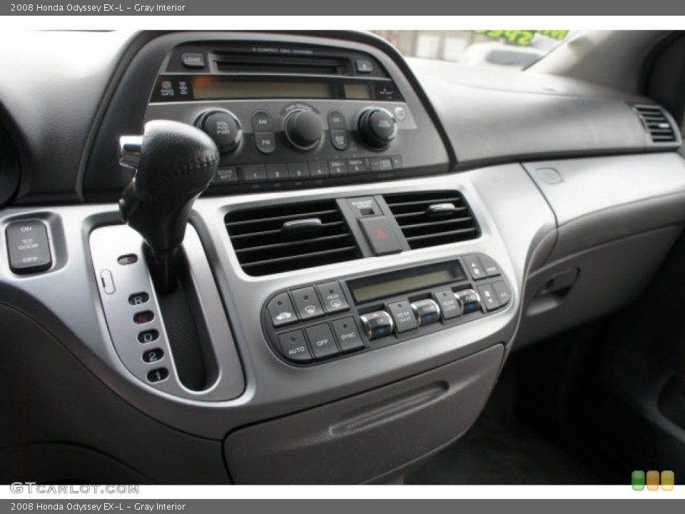 Gray Interior Controls for the 2008 Honda Odyssey EX-L #77410733