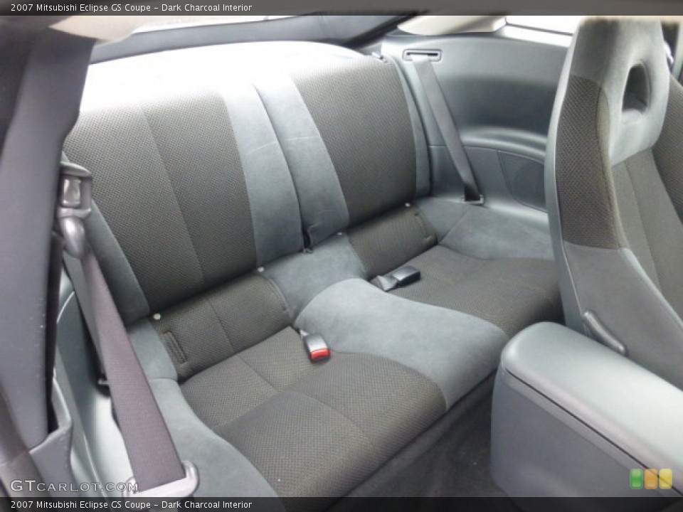 Dark Charcoal Interior Rear Seat for the 2007 Mitsubishi Eclipse GS Coupe #77410867