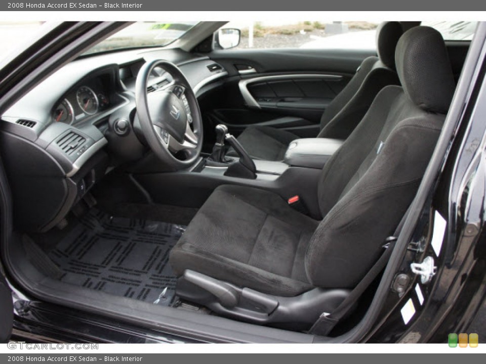 Black Interior Photo for the 2008 Honda Accord EX Sedan #77411053