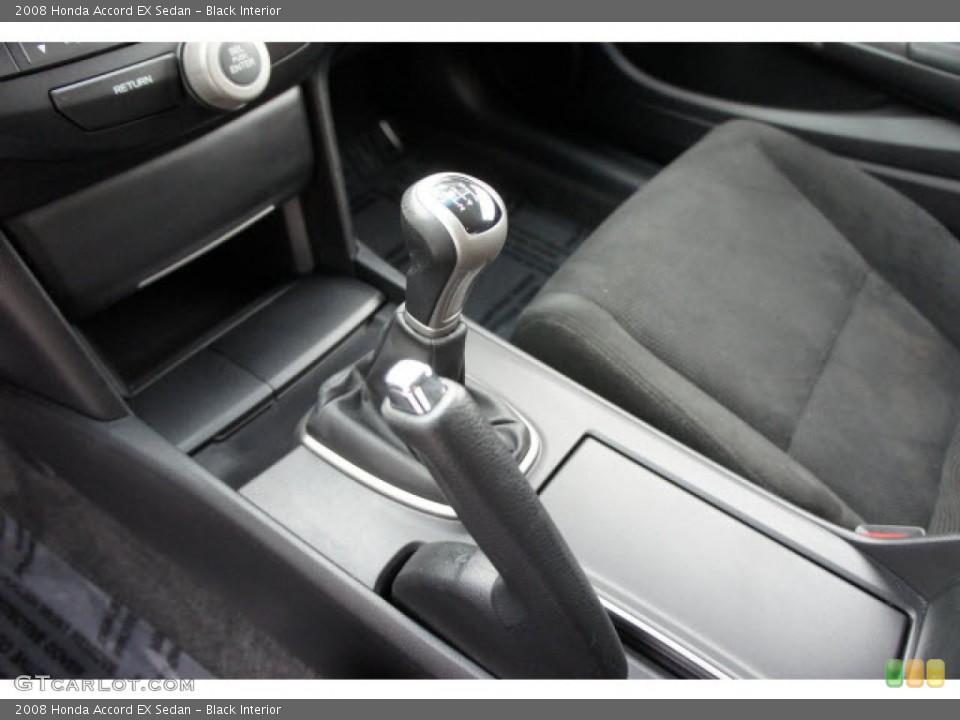 Black Interior Transmission for the 2008 Honda Accord EX Sedan #77411126