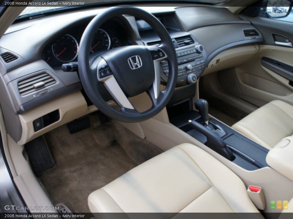 Ivory Interior Prime Interior for the 2008 Honda Accord LX Sedan #77411403