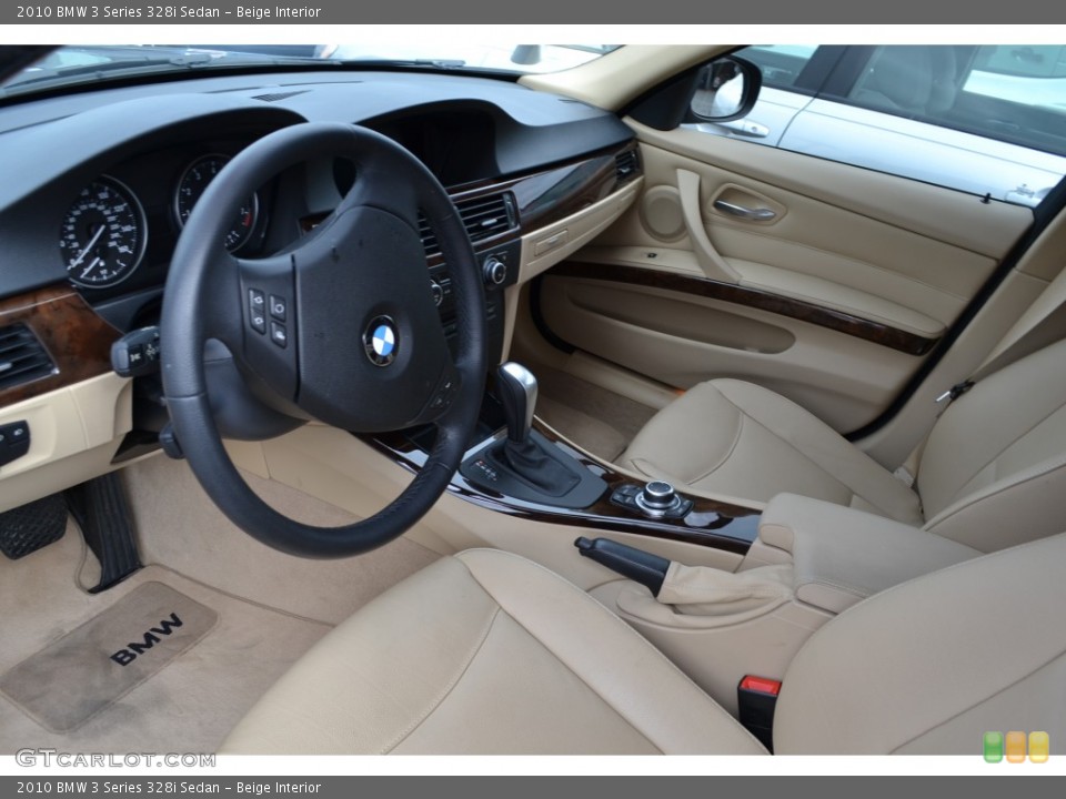 Beige Interior Prime Interior for the 2010 BMW 3 Series 328i Sedan #77411442