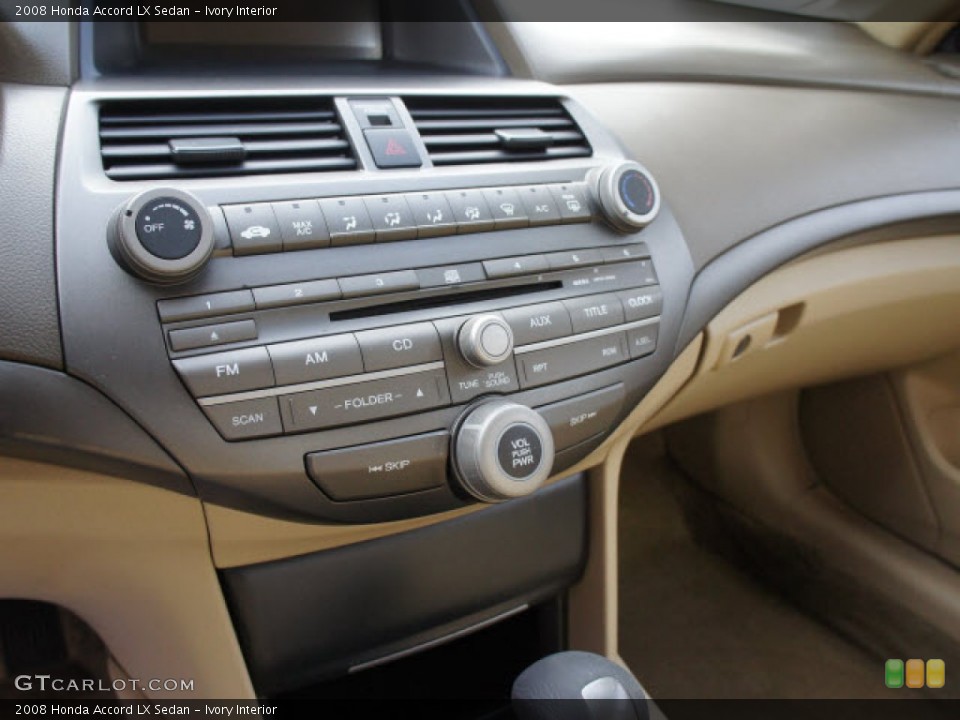 Ivory Interior Controls for the 2008 Honda Accord LX Sedan #77411467