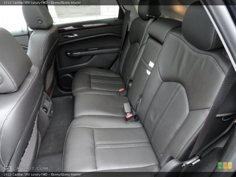 Ebony/Ebony Interior Rear Seat for the 2013 Cadillac SRX Luxury FWD #77411904