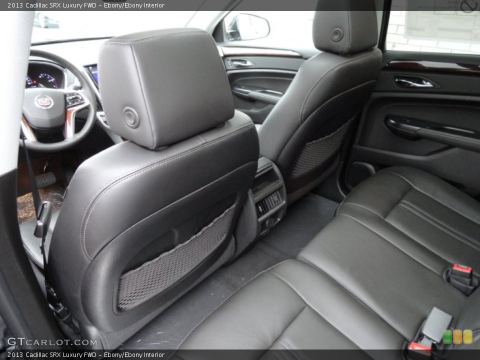 Ebony/Ebony Interior Rear Seat for the 2013 Cadillac SRX Luxury FWD #77411921