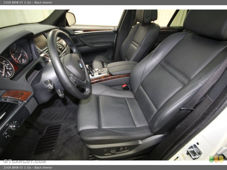 Black Interior Front Seat for the 2008 BMW X5 3.0si #77411931