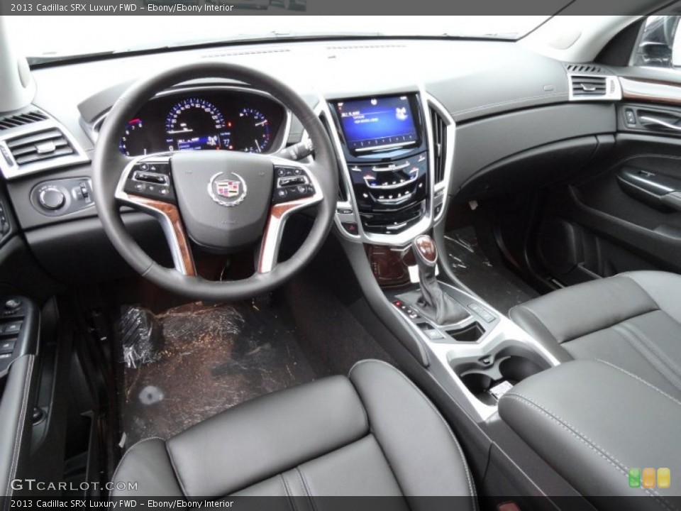 Ebony/Ebony Interior Prime Interior for the 2013 Cadillac SRX Luxury FWD #77411942