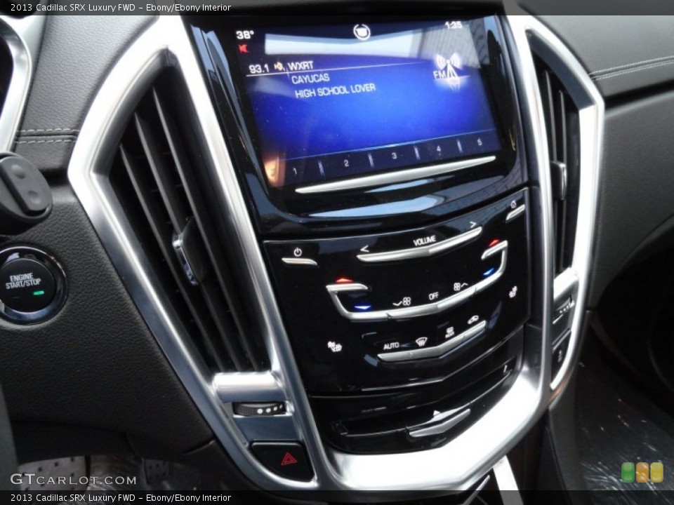 Ebony/Ebony Interior Controls for the 2013 Cadillac SRX Luxury FWD #77412105