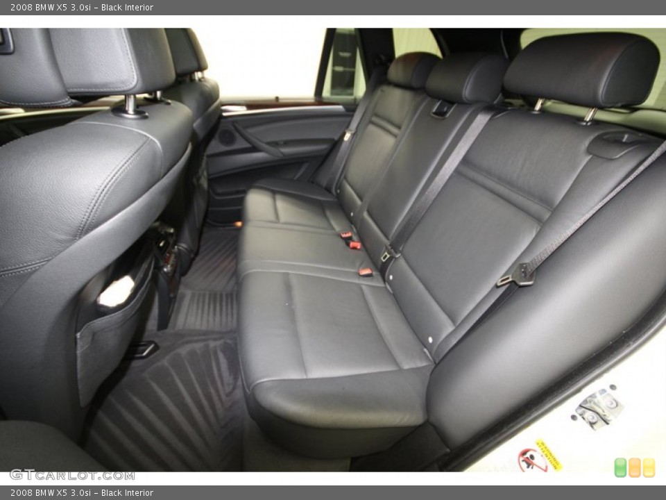 Black Interior Rear Seat for the 2008 BMW X5 3.0si #77412154