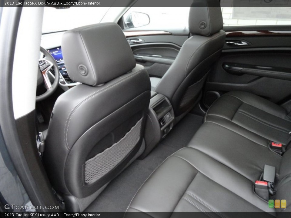 Ebony/Ebony Interior Rear Seat for the 2013 Cadillac SRX Luxury AWD #77412368