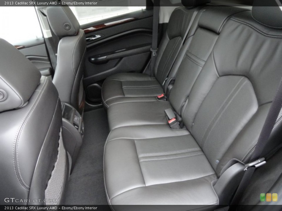 Ebony/Ebony Interior Rear Seat for the 2013 Cadillac SRX Luxury AWD #77412386