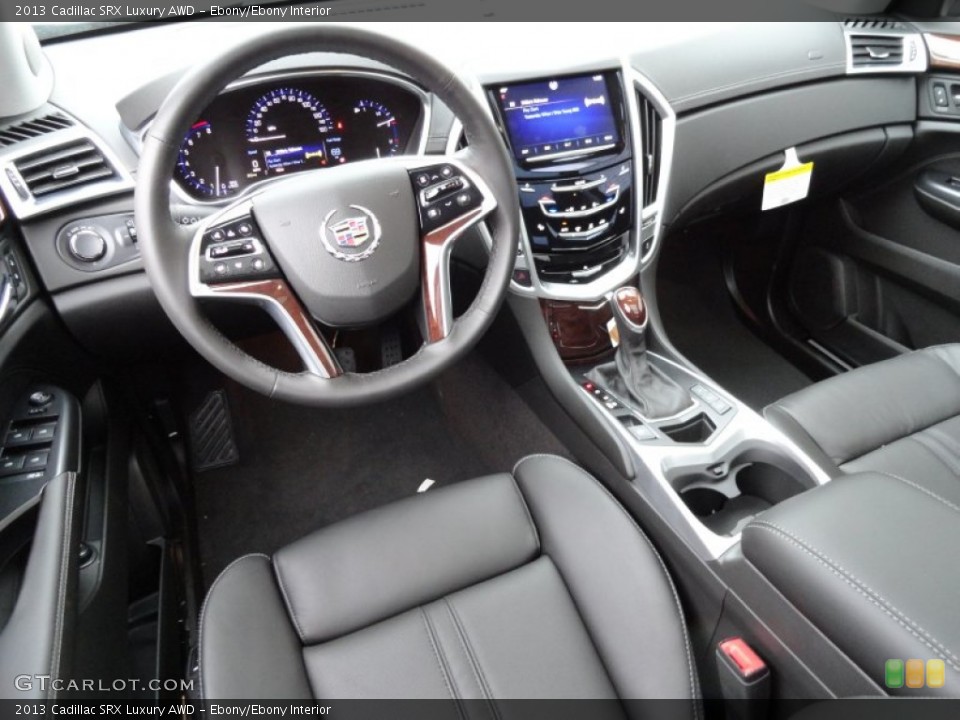 Ebony/Ebony Interior Prime Interior for the 2013 Cadillac SRX Luxury AWD #77412412