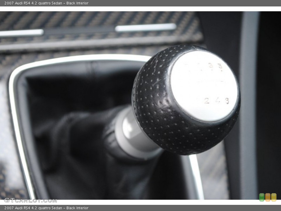 Black Interior Transmission for the 2007 Audi RS4 4.2 quattro Sedan #77412468