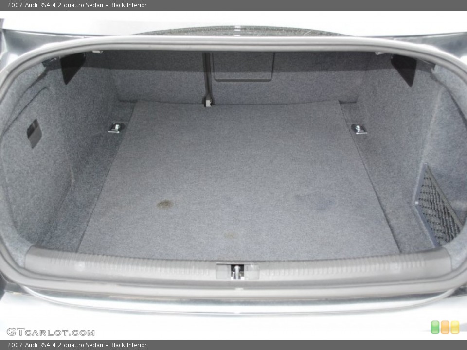 Black Interior Trunk for the 2007 Audi RS4 4.2 quattro Sedan #77412970