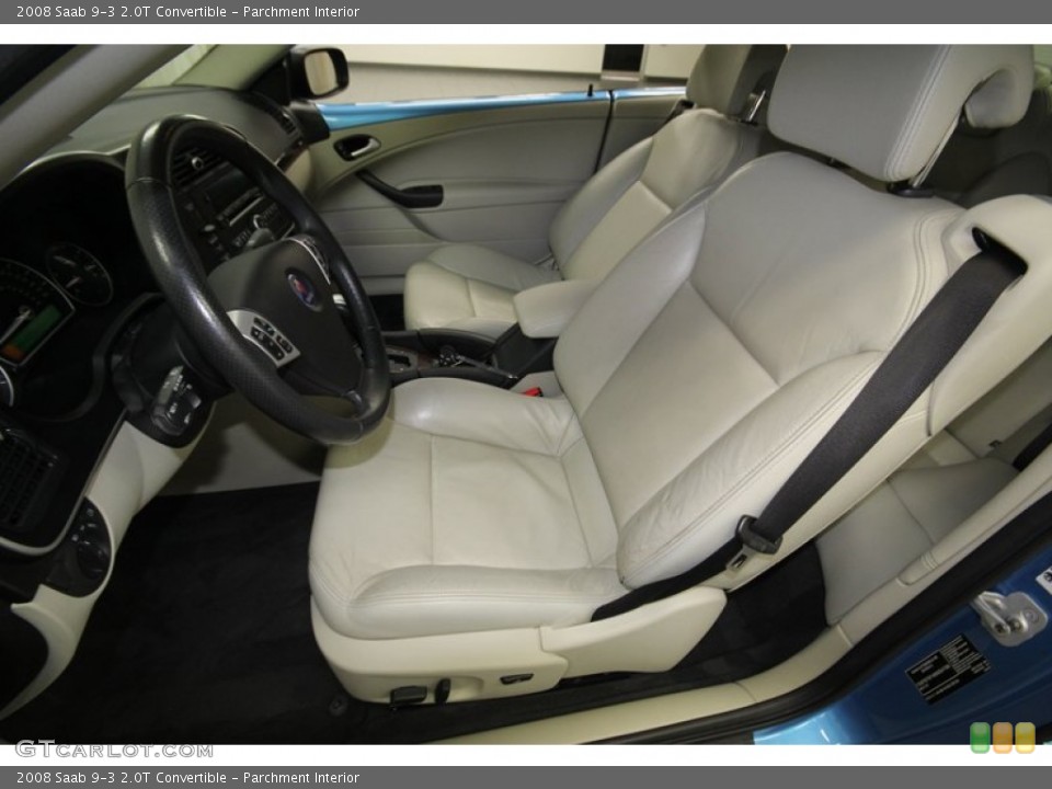 Parchment Interior Front Seat for the 2008 Saab 9-3 2.0T Convertible #77413074