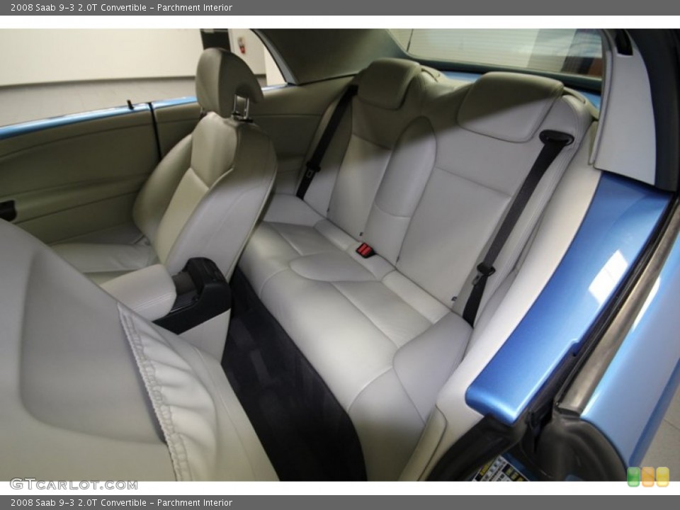 Parchment Interior Rear Seat for the 2008 Saab 9-3 2.0T Convertible #77413095