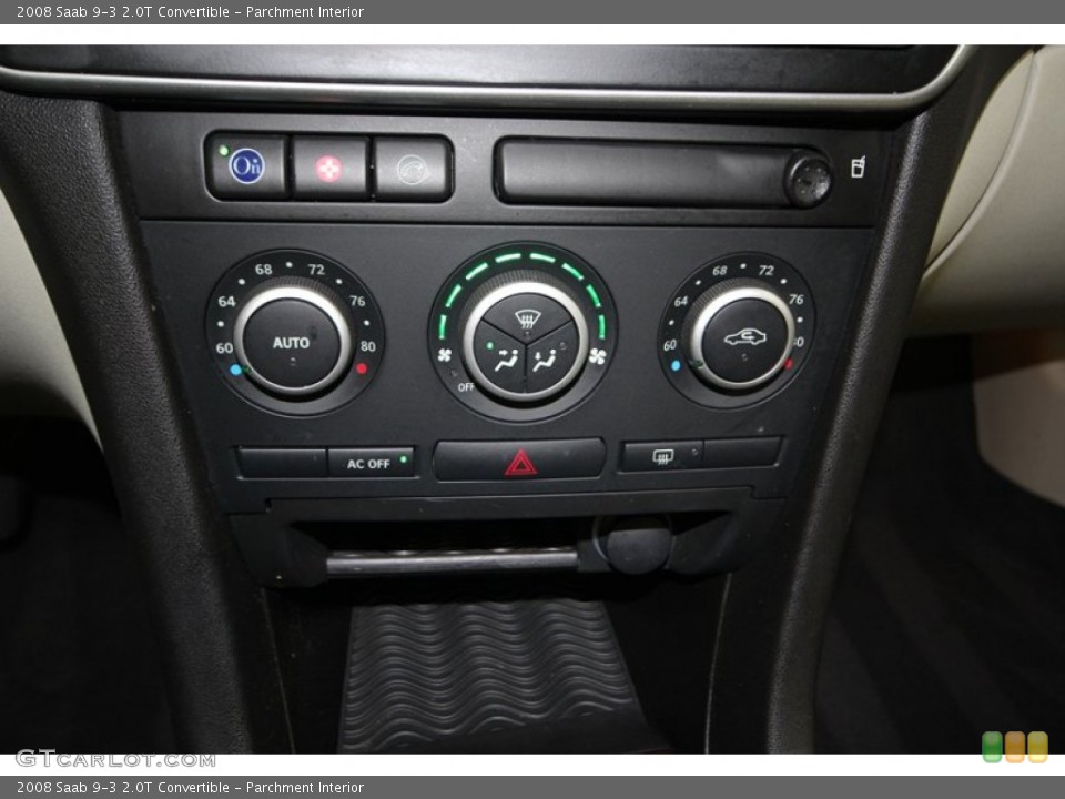 Parchment Interior Controls for the 2008 Saab 9-3 2.0T Convertible #77413224