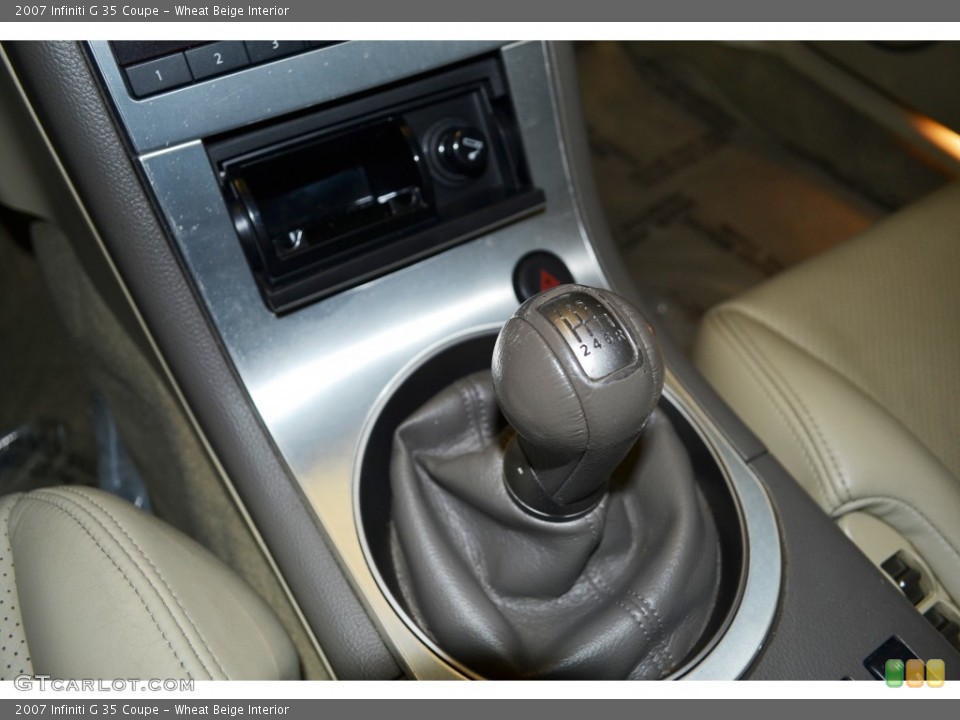 Wheat Beige Interior Transmission for the 2007 Infiniti G 35 Coupe #77413266