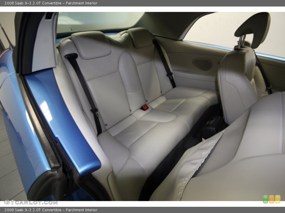 Parchment Interior Rear Seat for the 2008 Saab 9-3 2.0T Convertible #77413365