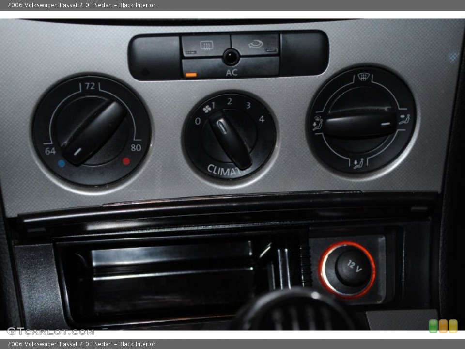Black Interior Controls for the 2006 Volkswagen Passat 2.0T Sedan #77413670