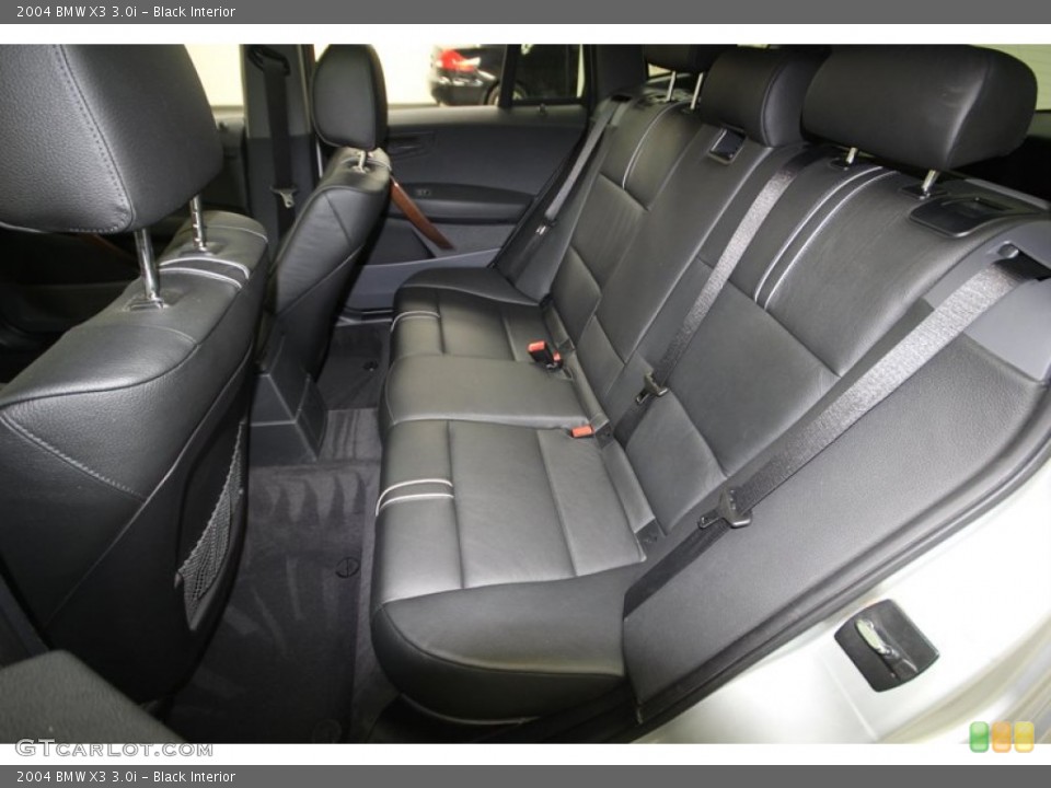 Black Interior Rear Seat for the 2004 BMW X3 3.0i #77413740