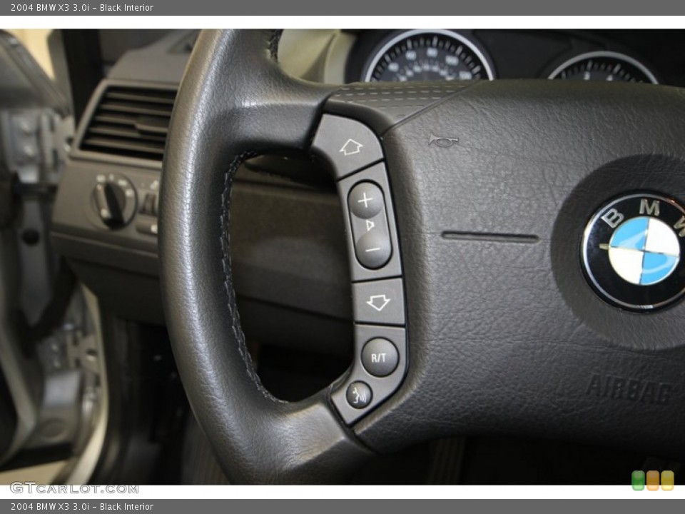 Black Interior Controls for the 2004 BMW X3 3.0i #77413980