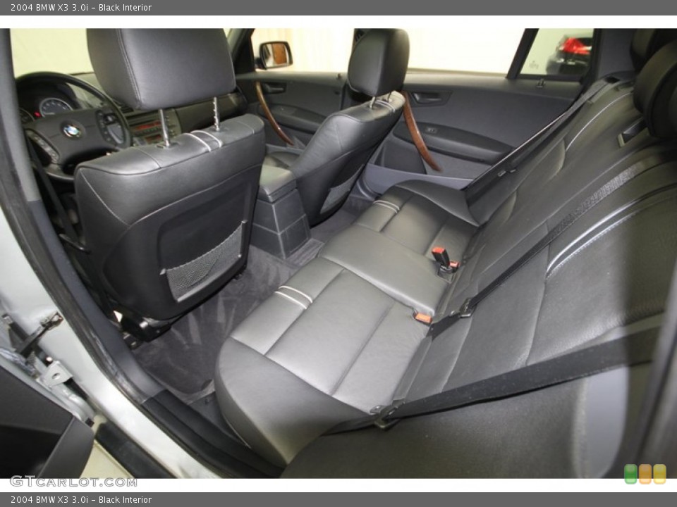Black Interior Rear Seat for the 2004 BMW X3 3.0i #77413996