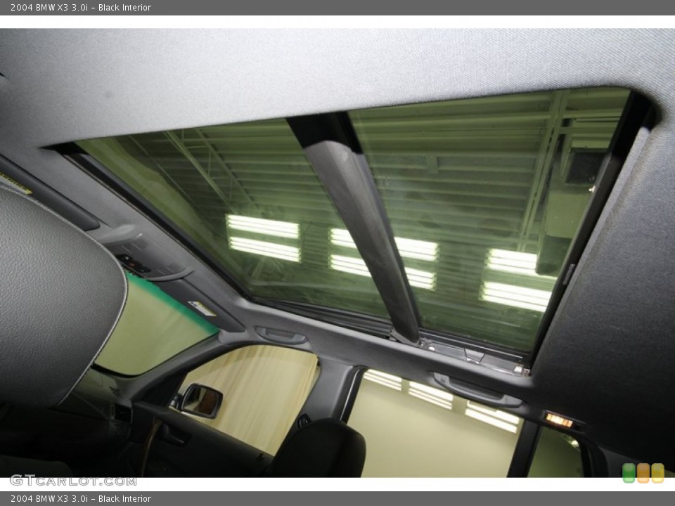 Black Interior Sunroof for the 2004 BMW X3 3.0i #77414052