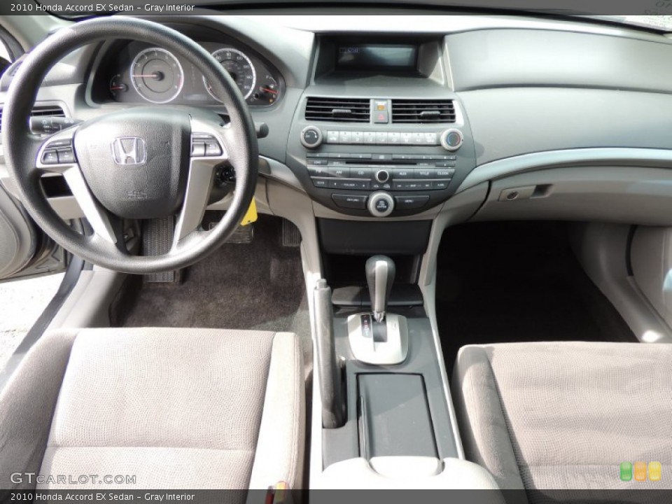 Gray Interior Dashboard for the 2010 Honda Accord EX Sedan #77414274