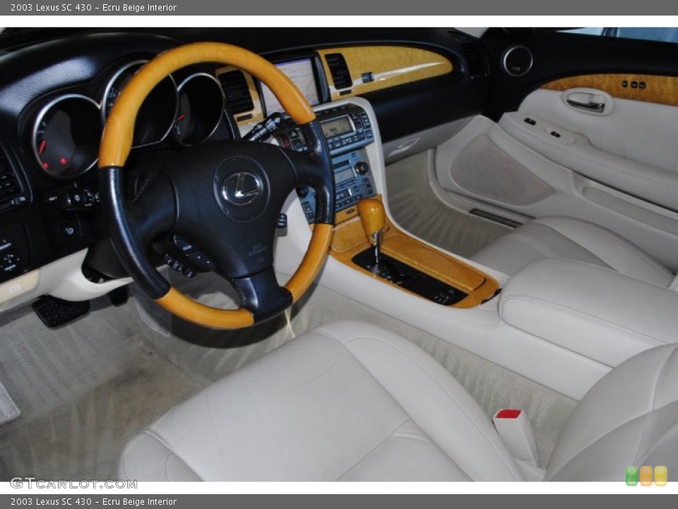 Ecru Beige Interior Photo for the 2003 Lexus SC 430 #77414487