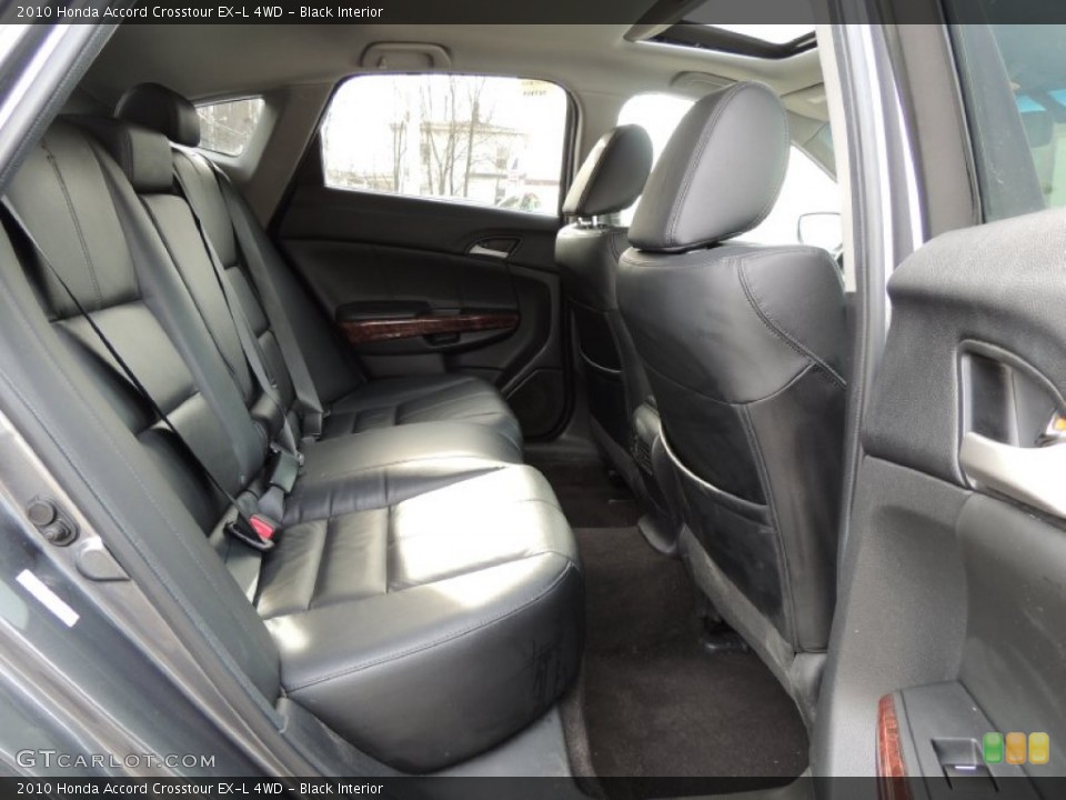 Black Interior Rear Seat for the 2010 Honda Accord Crosstour EX-L 4WD #77414676