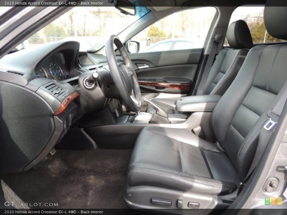 Black Interior Front Seat for the 2010 Honda Accord Crosstour EX-L 4WD #77414751