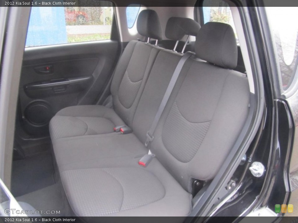 Black Cloth Interior Rear Seat for the 2012 Kia Soul 1.6 #77415097
