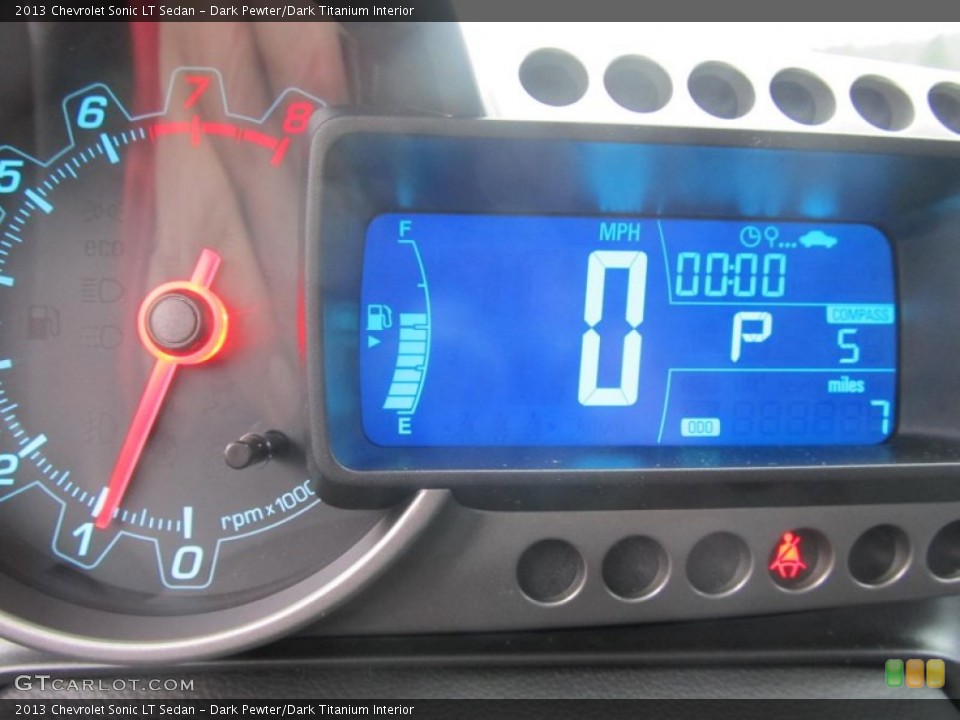 Dark Pewter/Dark Titanium Interior Gauges for the 2013 Chevrolet Sonic LT Sedan #77415587