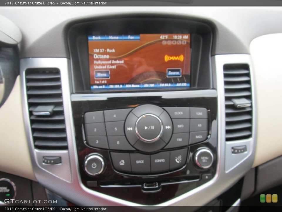 Cocoa/Light Neutral Interior Controls for the 2013 Chevrolet Cruze LTZ/RS #77416380