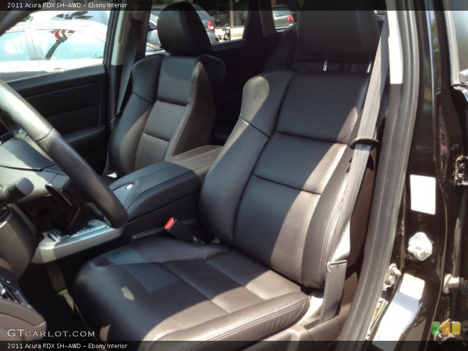Ebony Interior Front Seat for the 2011 Acura RDX SH-AWD #77416410