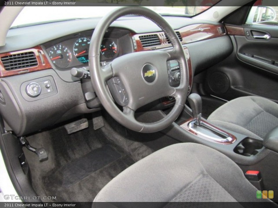 Ebony 2011 Chevrolet Impala Interiors