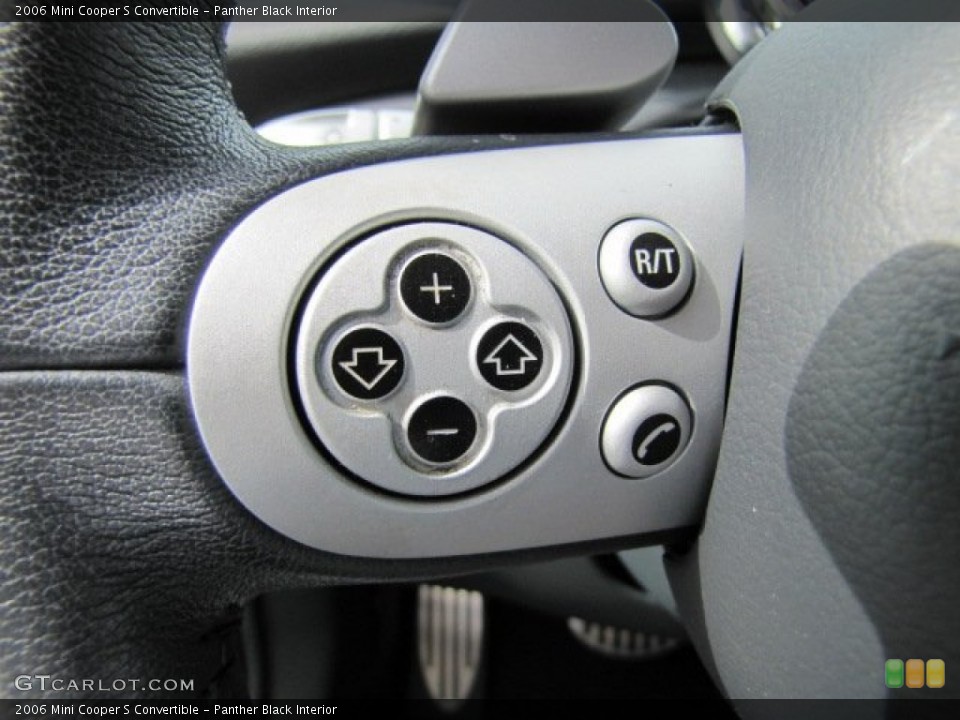 Panther Black Interior Controls for the 2006 Mini Cooper S Convertible #77417635