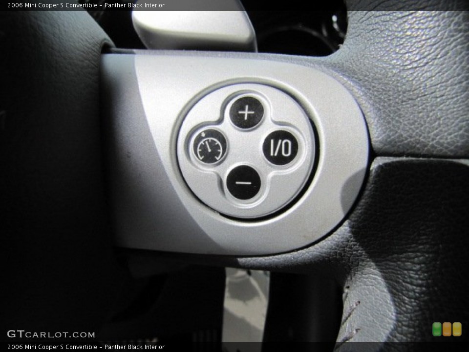 Panther Black Interior Controls for the 2006 Mini Cooper S Convertible #77417653