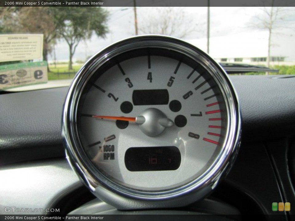 Panther Black Interior Gauges for the 2006 Mini Cooper S Convertible #77417673
