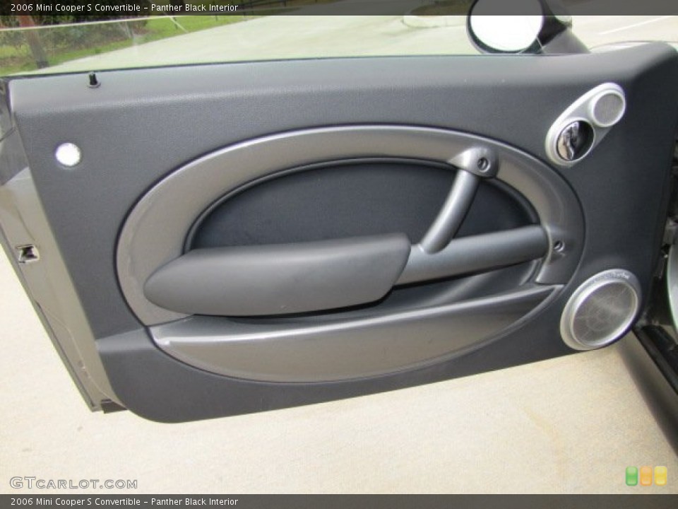 Panther Black Interior Door Panel for the 2006 Mini Cooper S Convertible #77417937