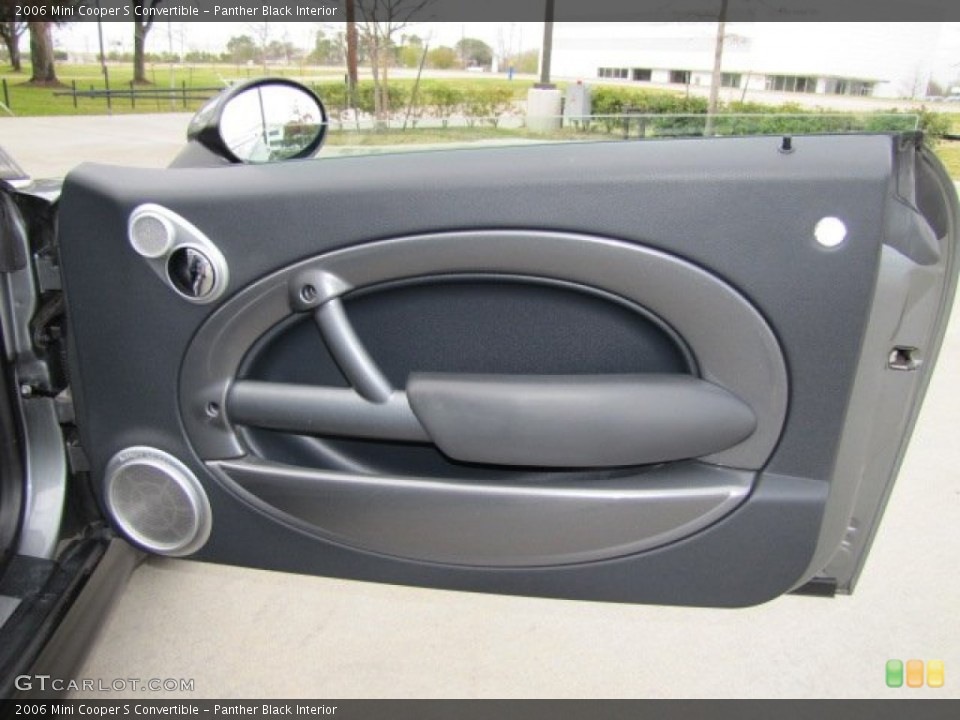 Panther Black Interior Door Panel for the 2006 Mini Cooper S Convertible #77417957