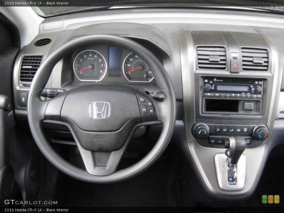 Black Interior Dashboard for the 2010 Honda CR-V LX #77418125