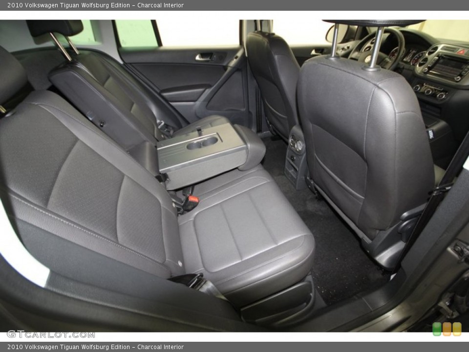 Charcoal Interior Rear Seat for the 2010 Volkswagen Tiguan Wolfsburg Edition #77418282