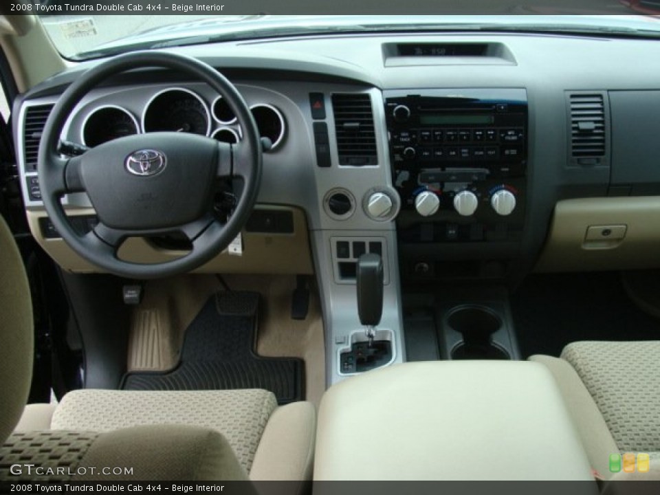 Beige Interior Dashboard for the 2008 Toyota Tundra Double Cab 4x4 #77418328