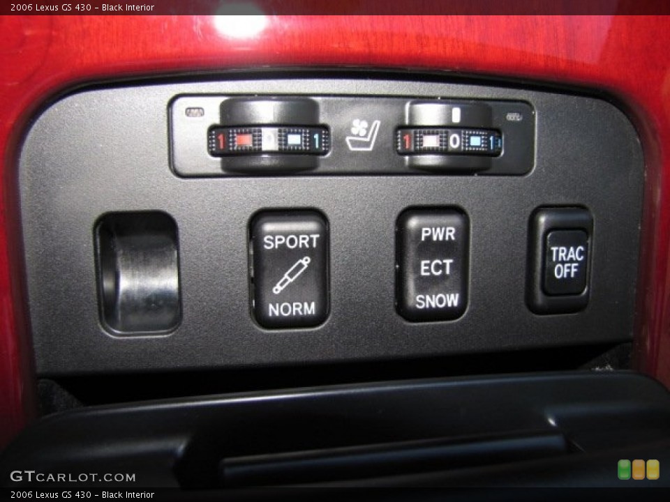 Black Interior Controls for the 2006 Lexus GS 430 #77419852