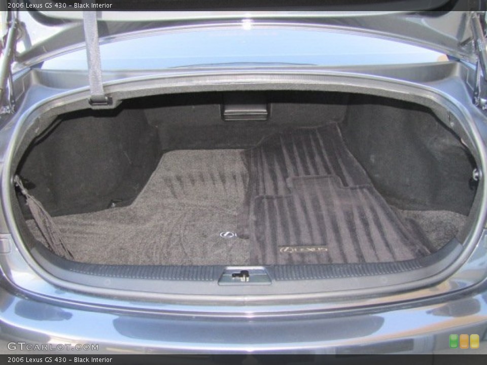 Black Interior Trunk for the 2006 Lexus GS 430 #77419957